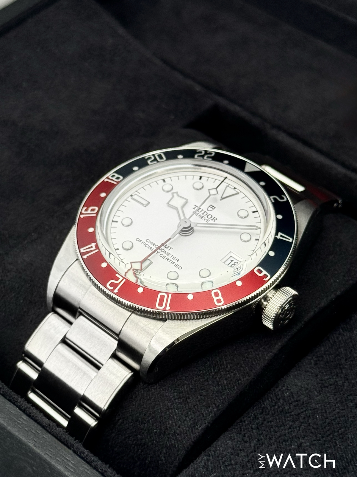 2023 Tudor Black Bay GMT 41mm 79830RB Stainless Steel White Dial