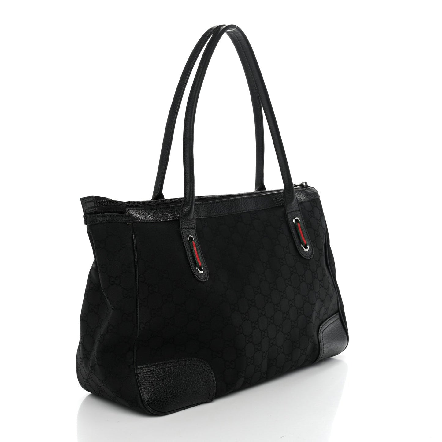Crystal Monogram Medium Princy Tote Dark Brown