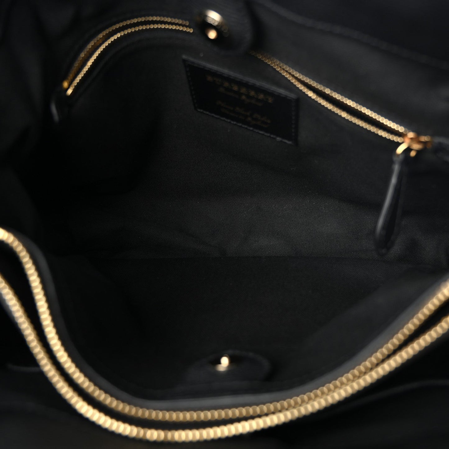 Derby Calfskin House Check Medium Banner Tote Black