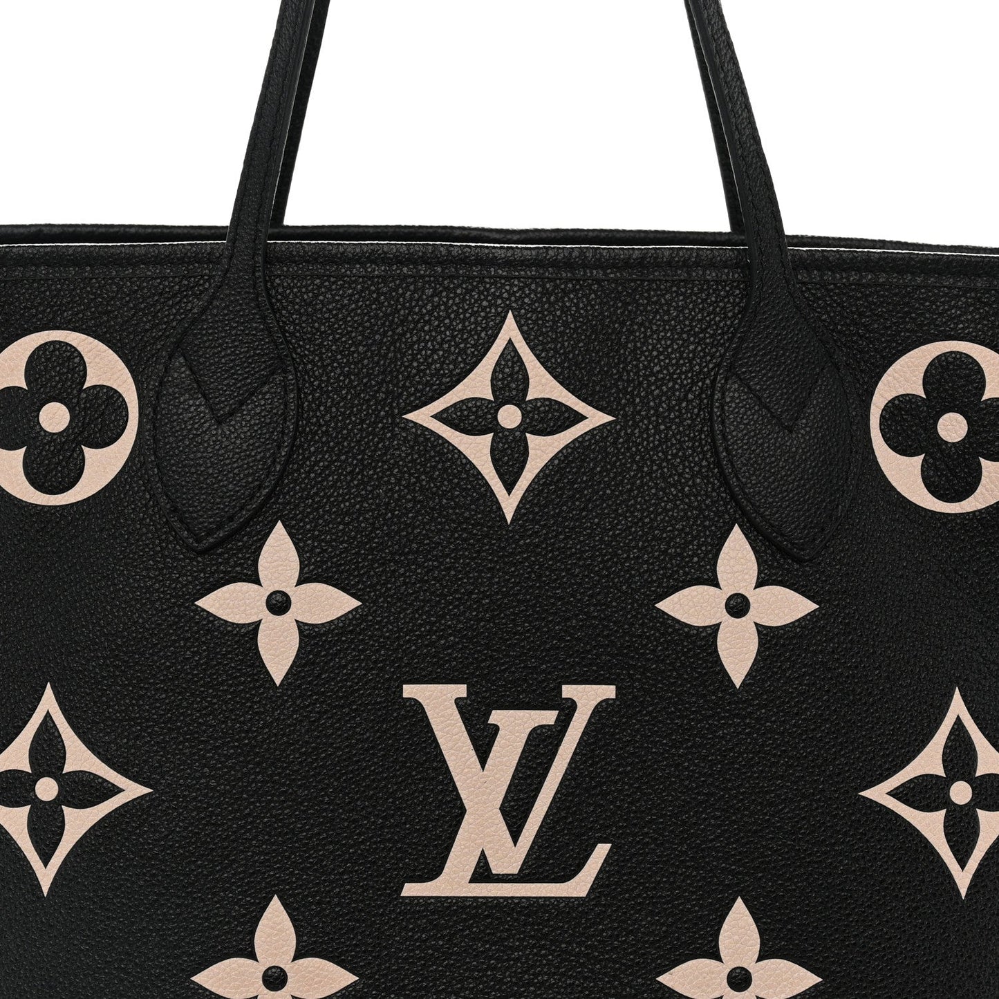 Empreinte Monogram Giant Neverfull MM Black Beige