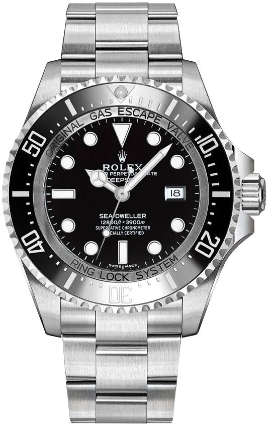 Rolex Sea-Dweller Deepsea Black Dial Oystersteel Men's Watch 116660-0001