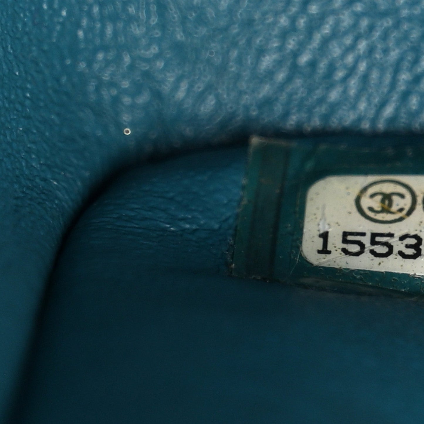 Lambskin Quilted Maxi Double Flap Turquoise