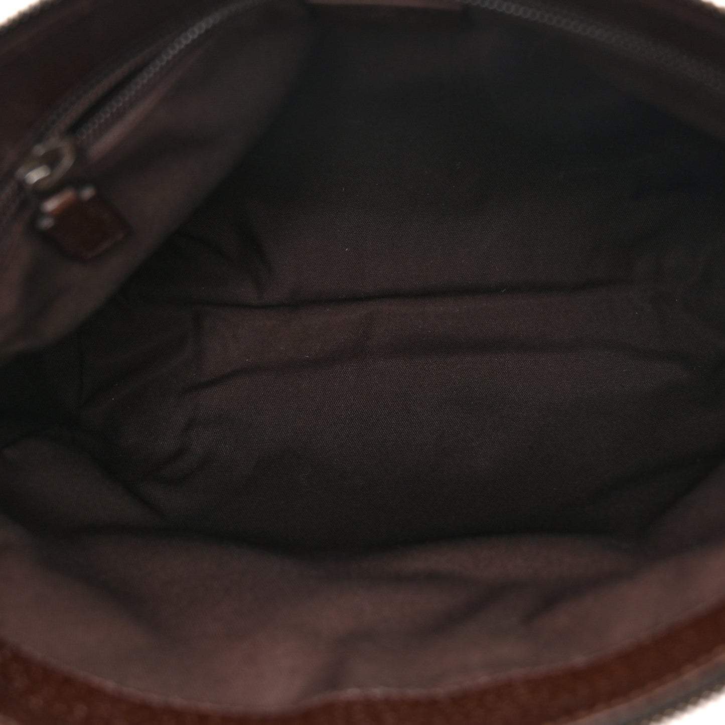 Monogram Joy Messenger Bag Dark Brown