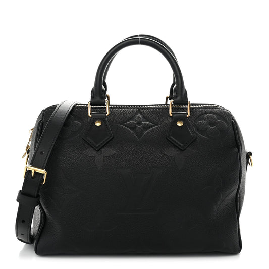 Empreinte Monogram Giant Speedy Bandouliere 25 Black