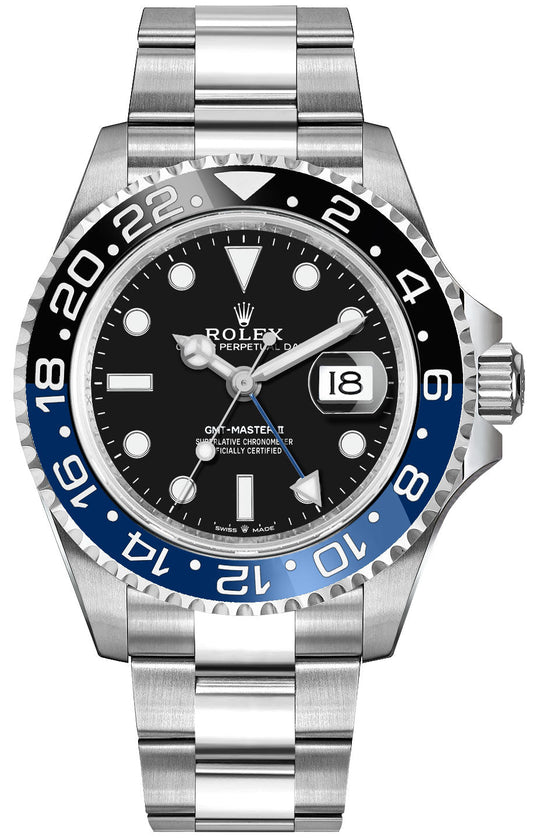 Rolex GMT-Master II Batman Jubilee Men's Watch 126710BLNR-0003