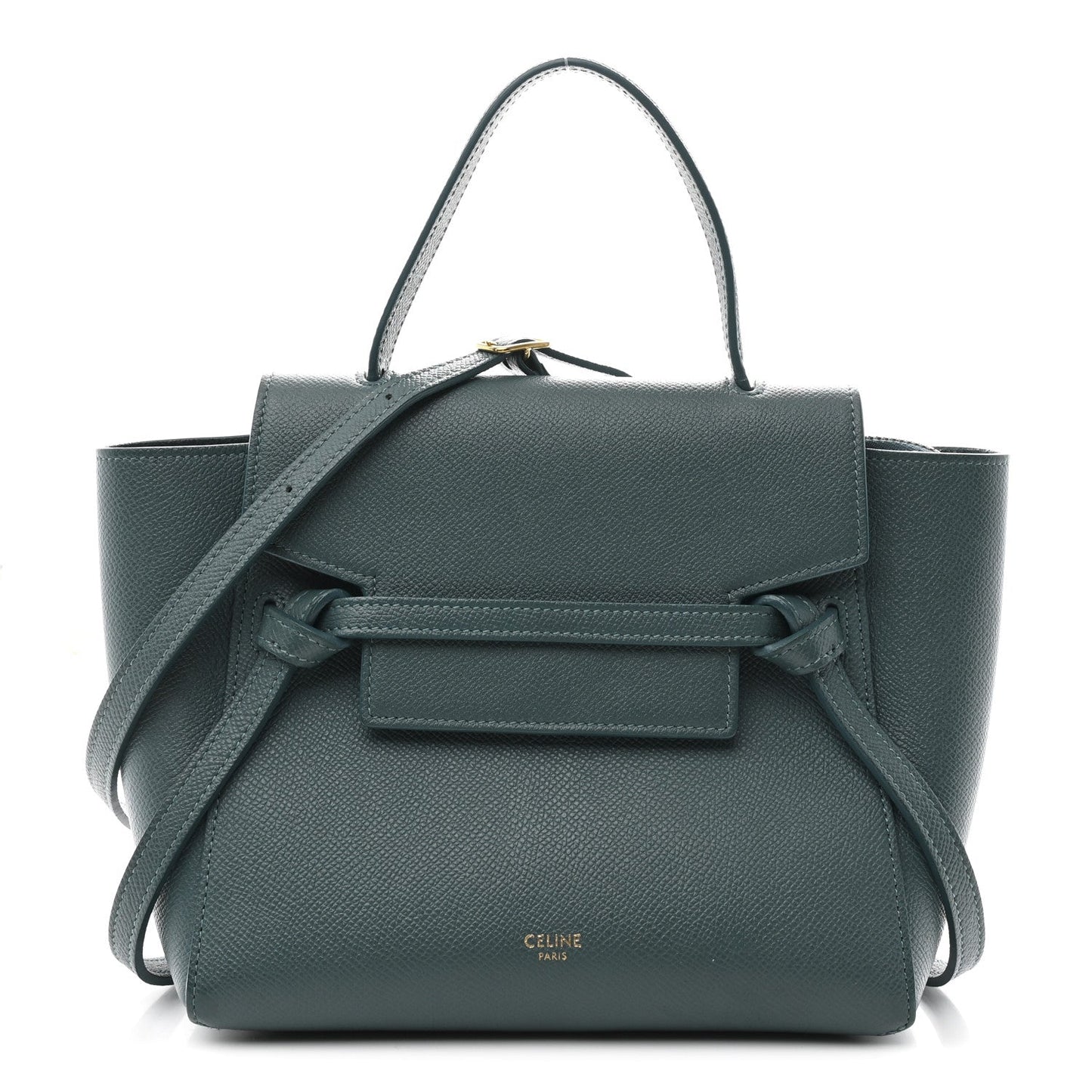 Grained Calfskin Nano Belt Bag Amazone