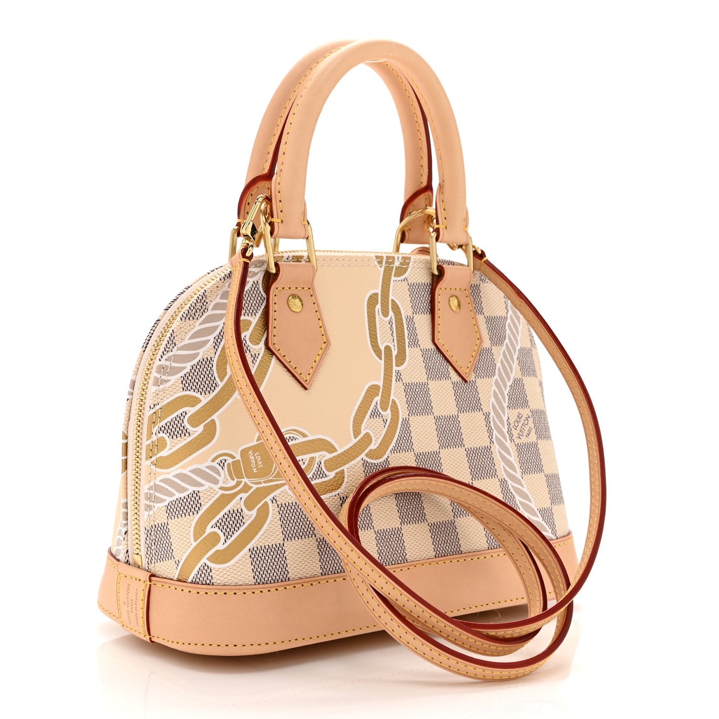 Damier Azur Nautical Alma BB