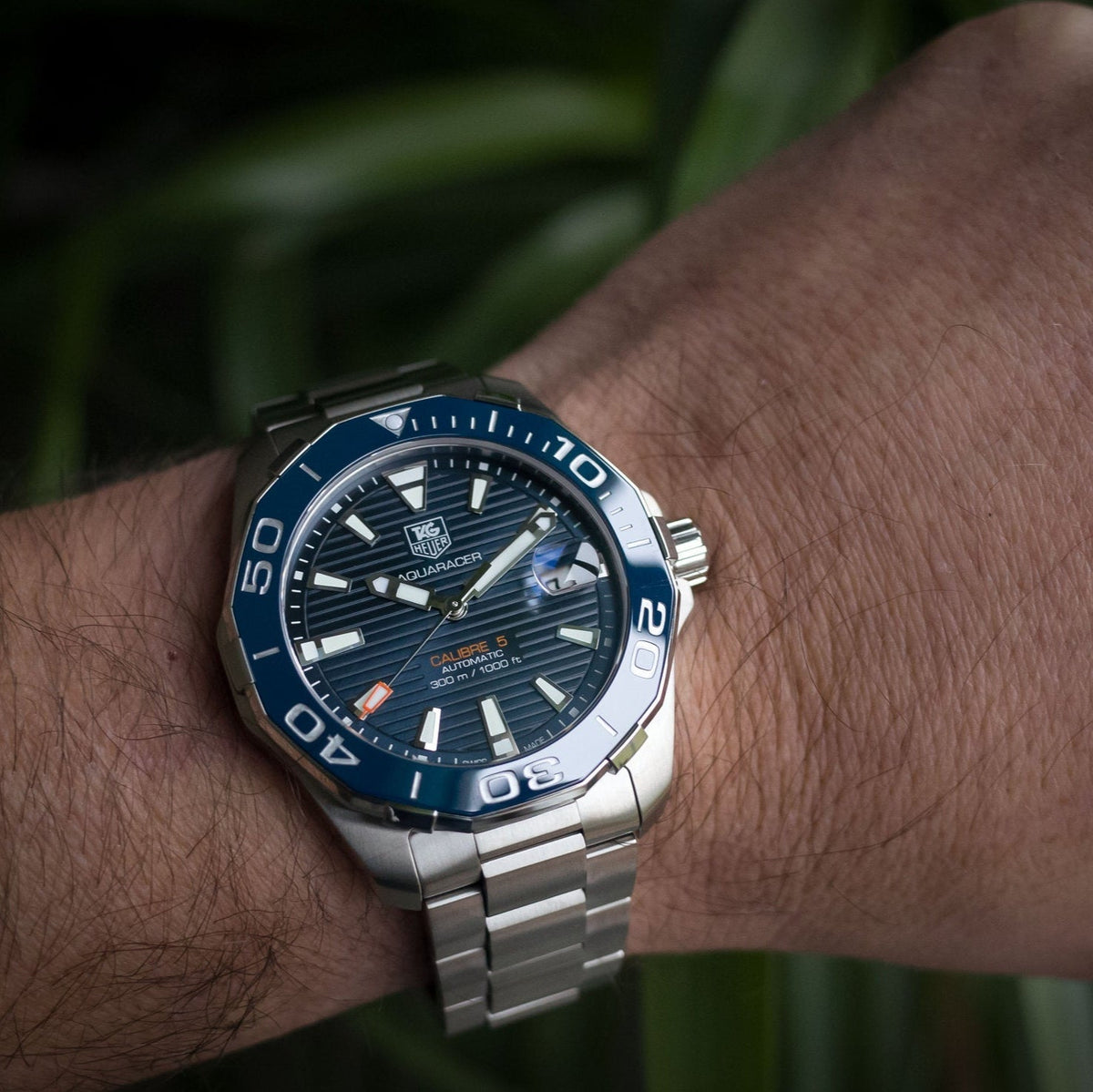 Tag Heuer Aquaracer Blue Dial Watch for Men - WAY211C.BA0928
