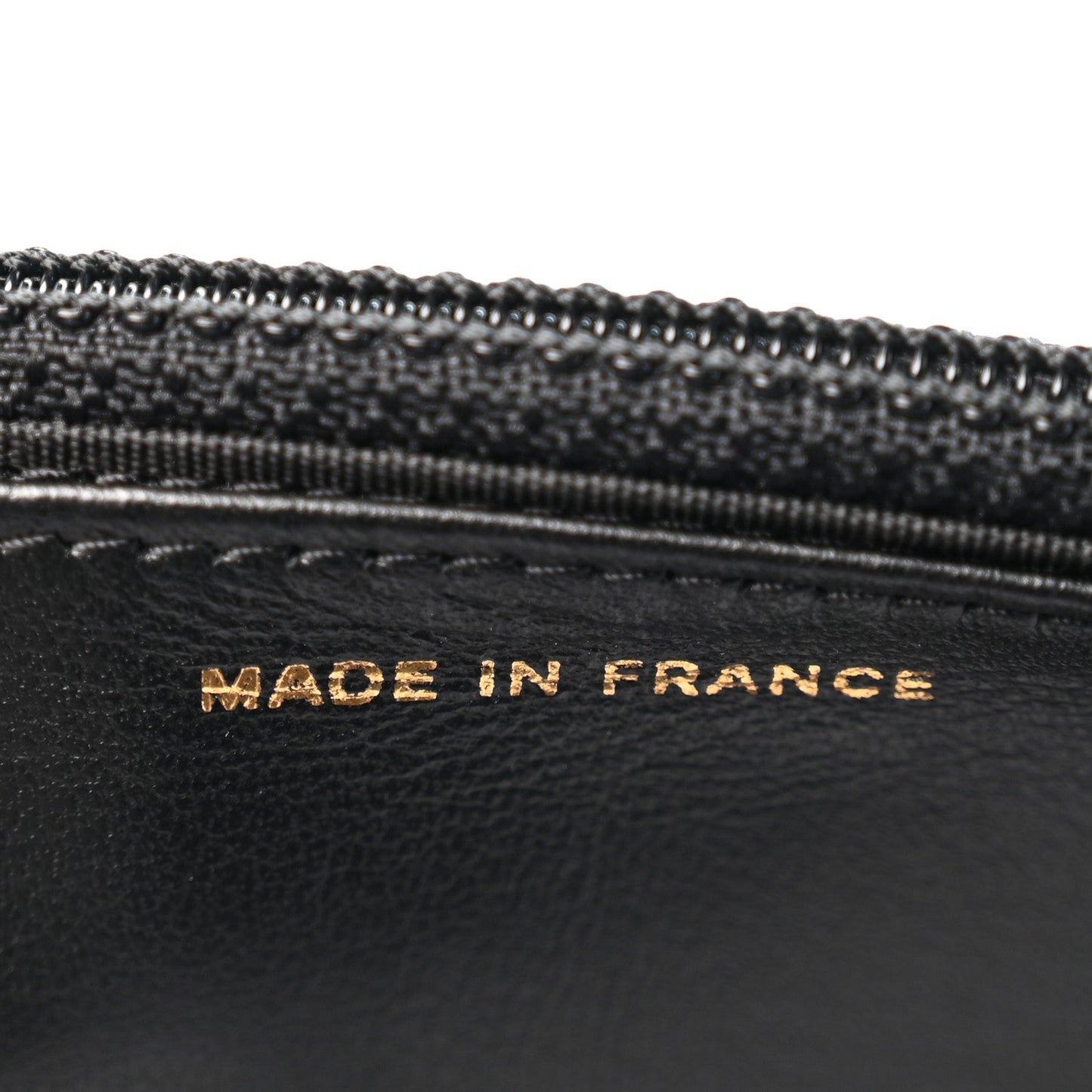 Caviar Chevron Quilted Boy Wallet On Chain WOC Black