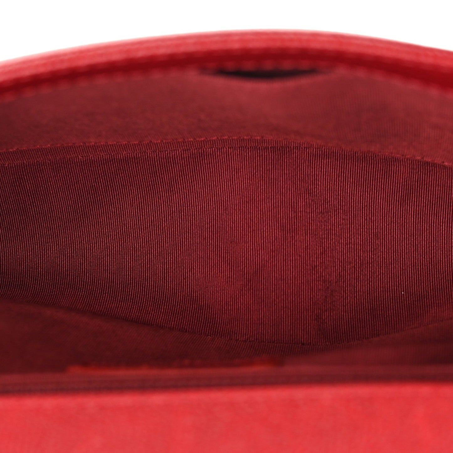 Caviar Quilted New Medium Boy Flap Dark Red