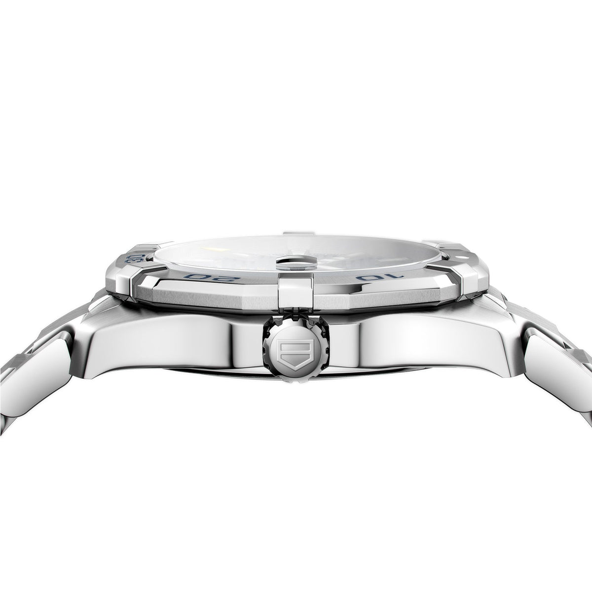 Tag Heuer Aquaracer Calibre 5 Automatic Blue Dial Silver Steel Strap Watch for Men - WAY2012.BA0927