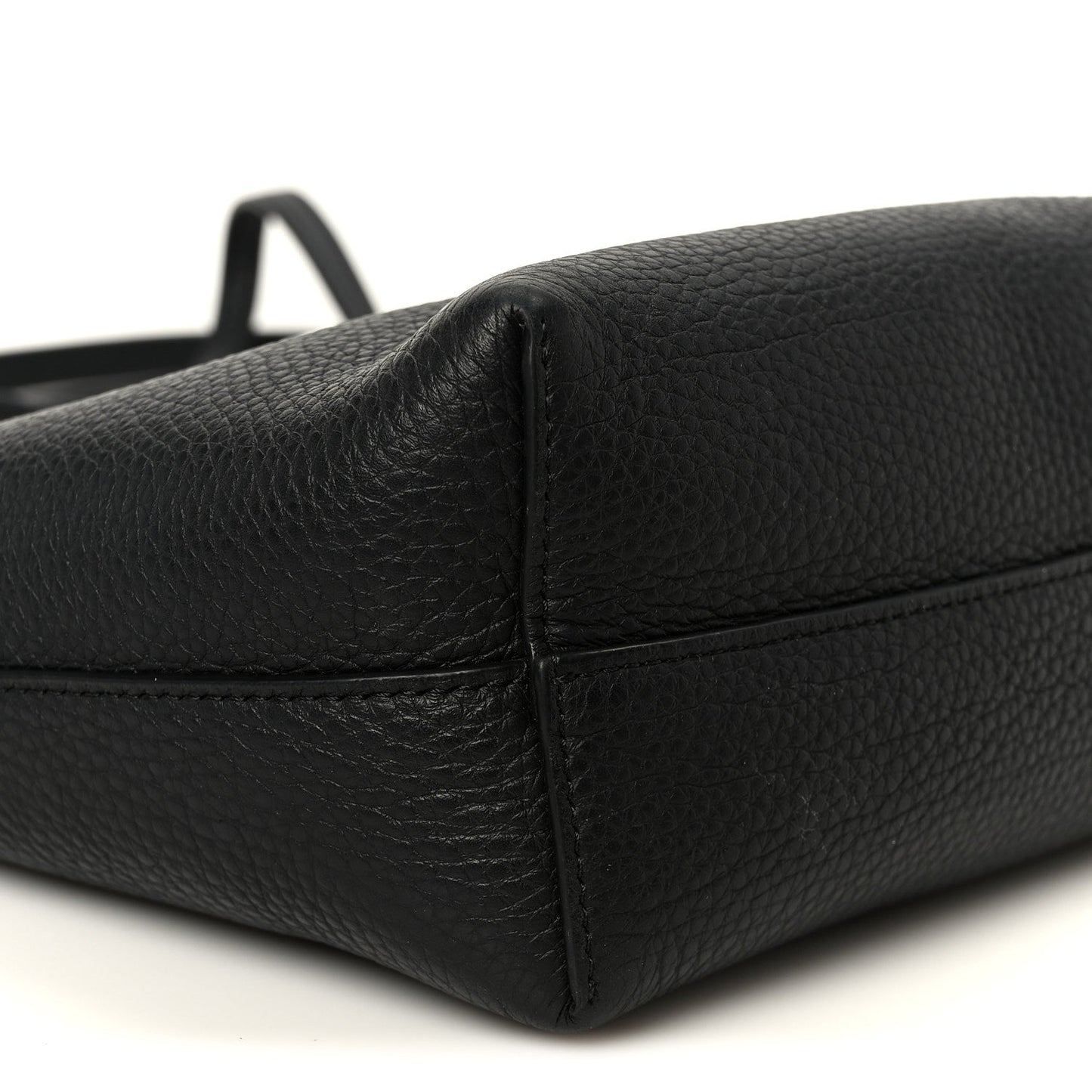 Grained Calfskin Small Park Tote Black