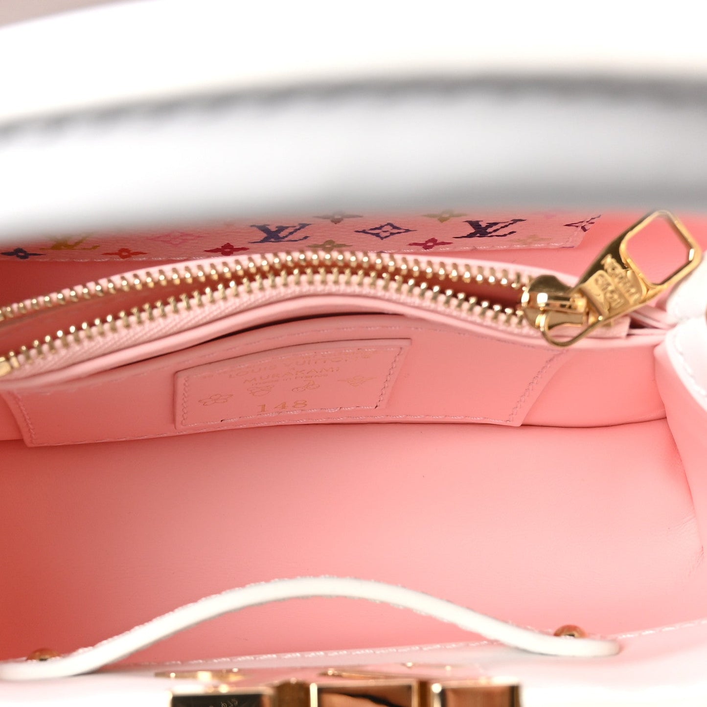 LV X TM Cowhide Mini Capucines Multicolor