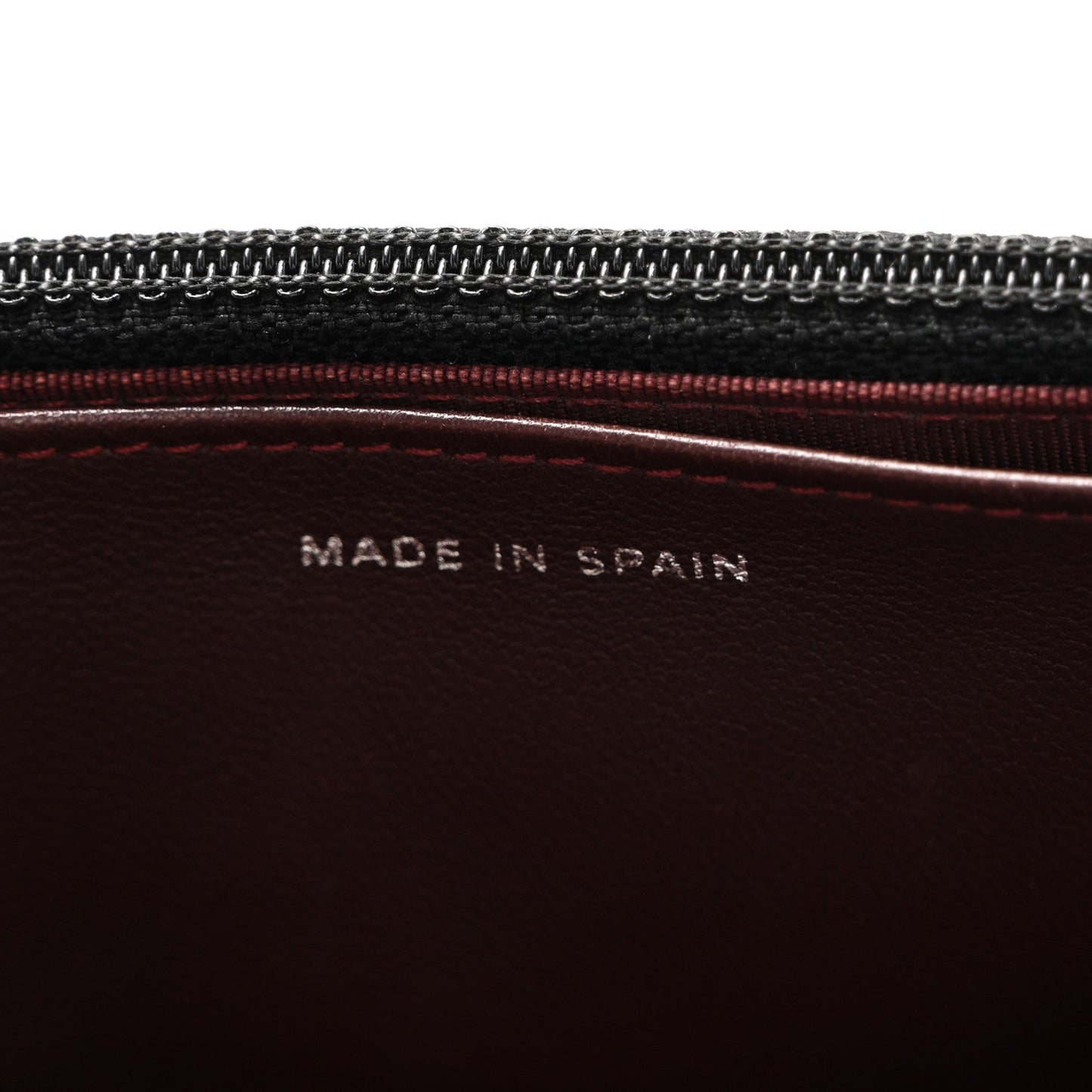 Lambskin Quilted Wallet On Chain WOC Black