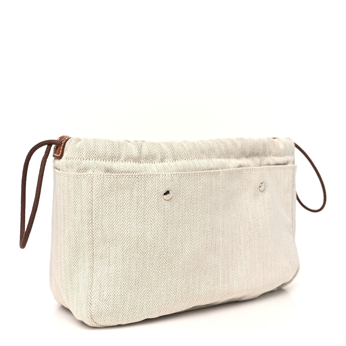 Canvas Barenia Fourbi 25 MM Bag Insert Natural Fauve