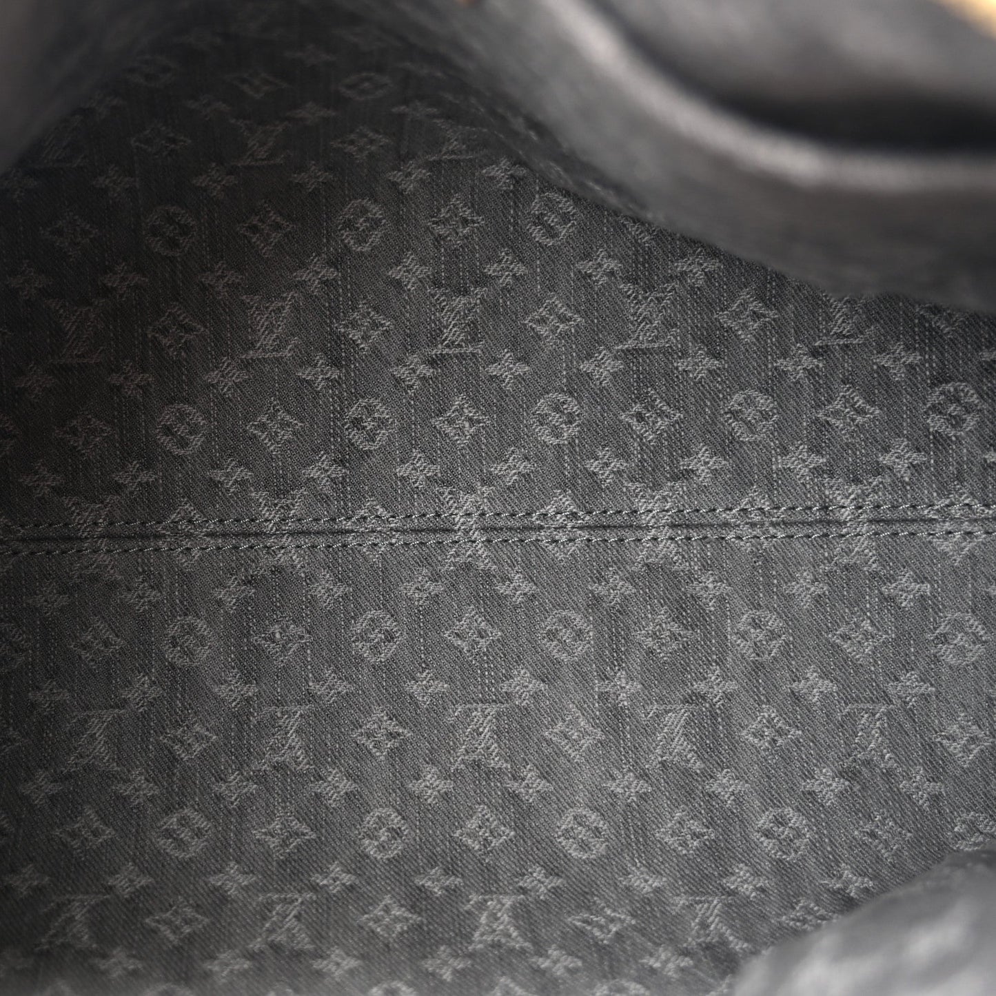 Monogram Denim Speedy Soft 30 Washed Gray
