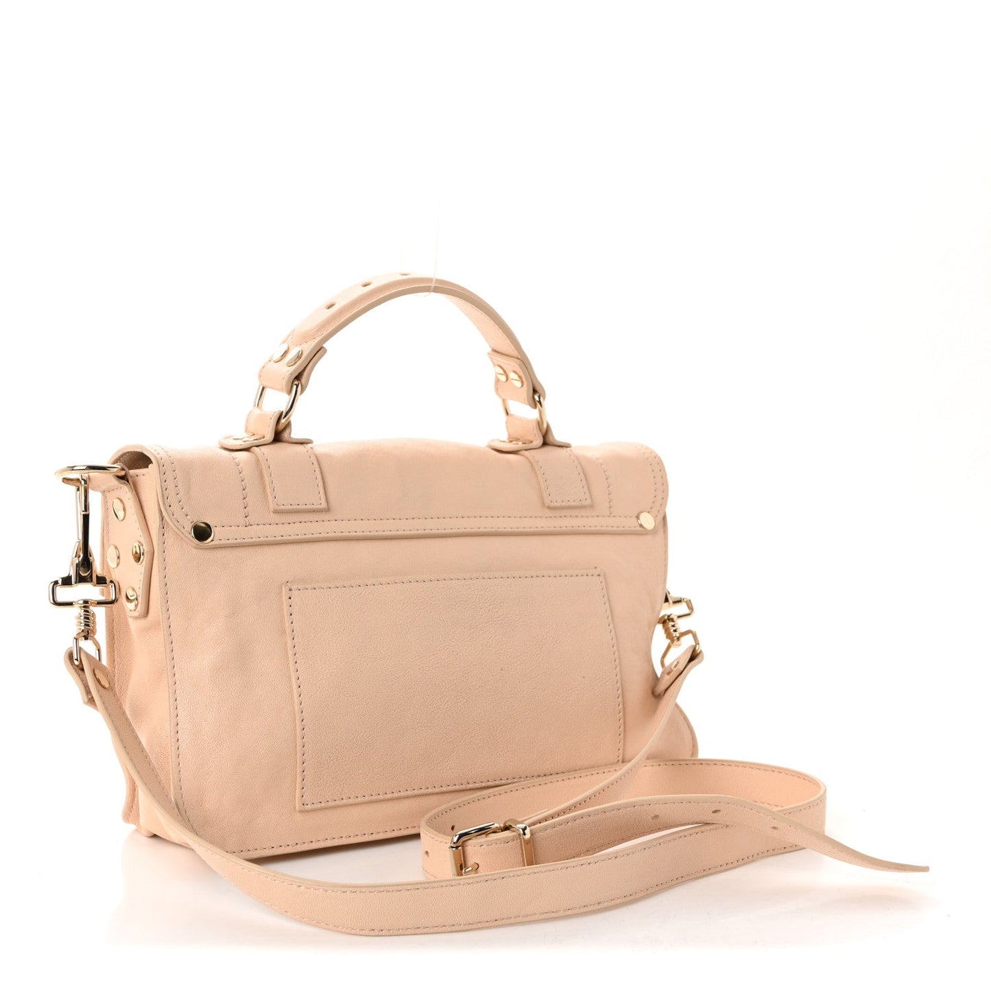Lambskin Tiny PS1 Satchel Nude