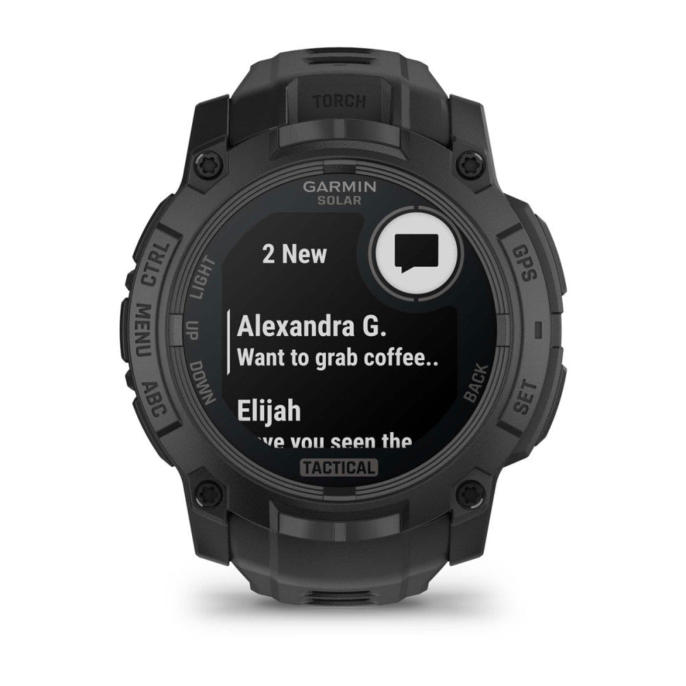 Garmin 010-02935-50 Instinct® 3 – 50 mm, Solar, Tactical Edition Quartz Men's Watch