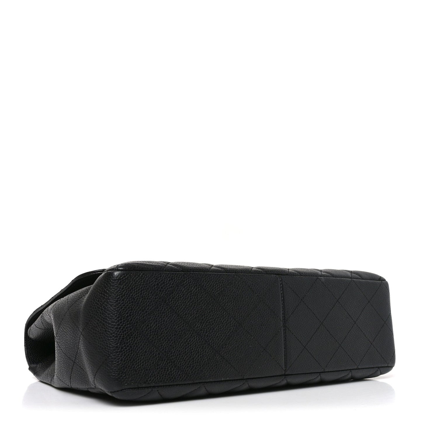 Caviar Quilted Jumbo Single Flap Black