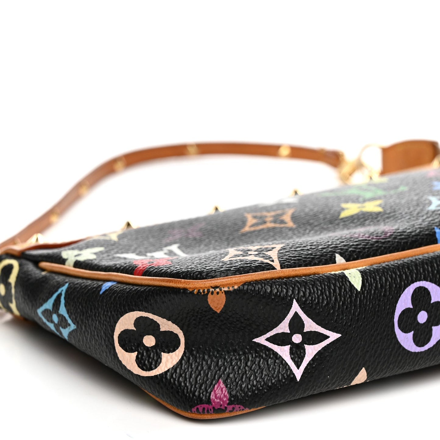 Monogram Multicolor Pochette Accessories Black