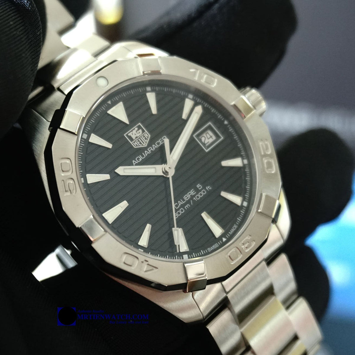 Tag Heuer Aquaracer Black Dial Watch for Men - WAY2110.BA0928
