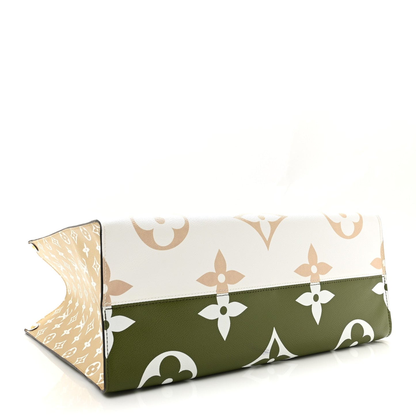 Monogram Giant Onthego GM Kaki Beige