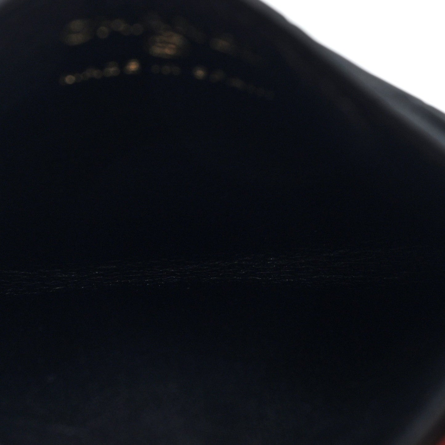 Calfskin Crocodile Embossed Crococo Card Holder Black
