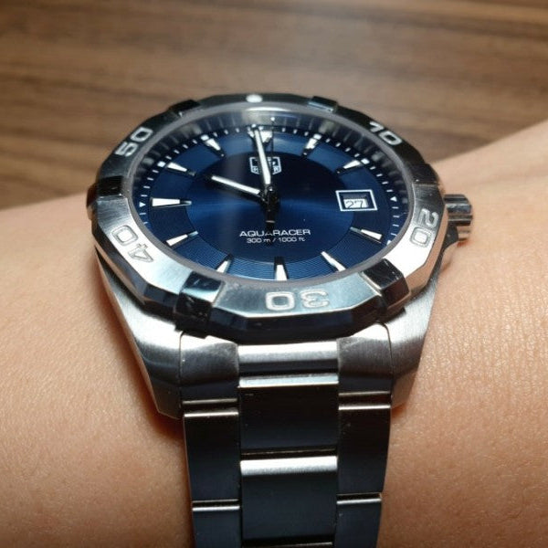 Tag Heuer Aquaracer Blue Dial Watch for Men - WAY1112.BA0928