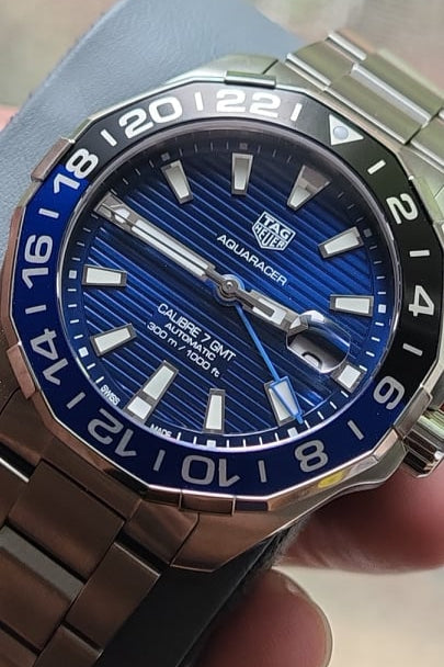 Tag Heuer Aquaracer Blue Dial Watch for Men - WAY201T.BA0927
