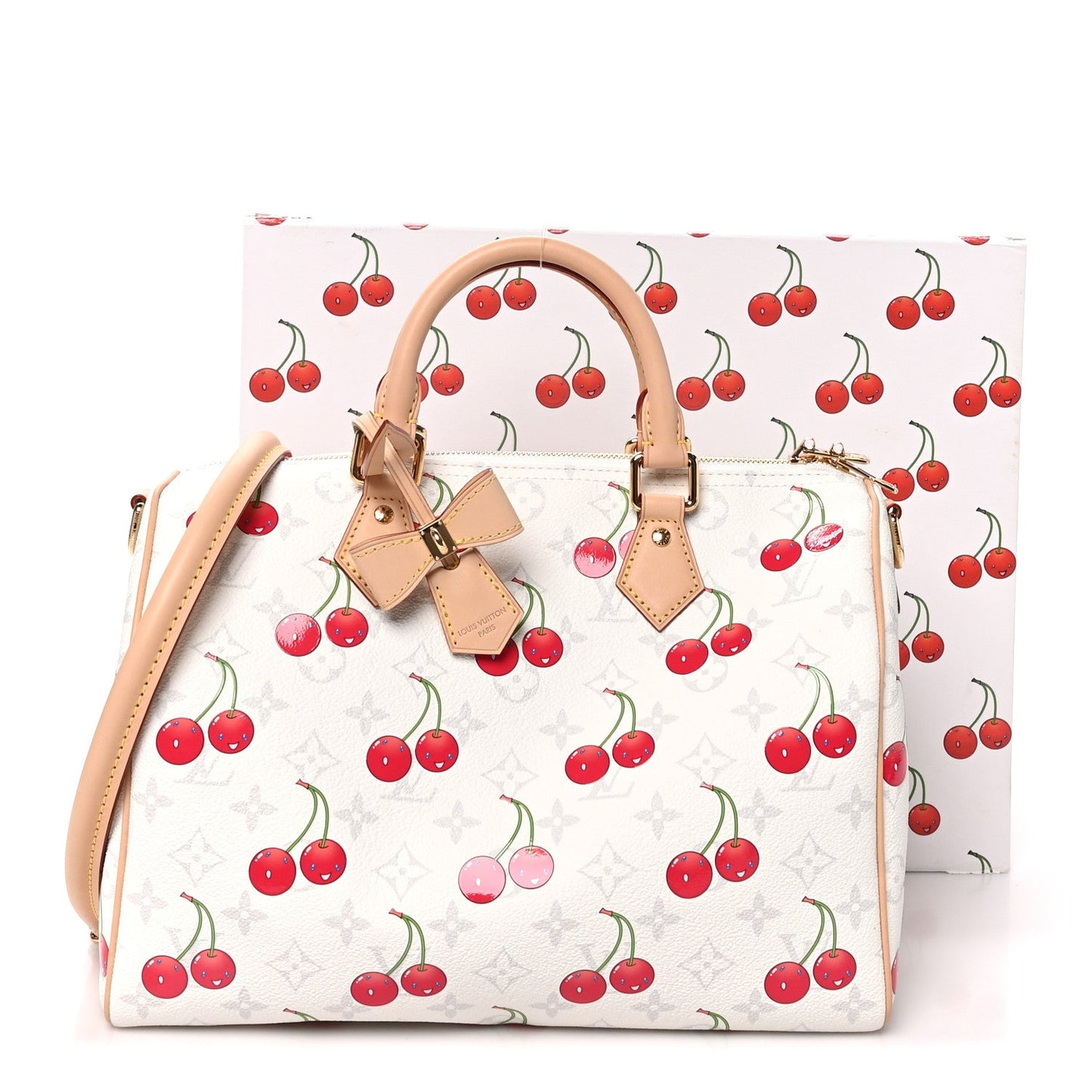 LV X TM Monogram Cerises Speedy Soft Bandouliere 30