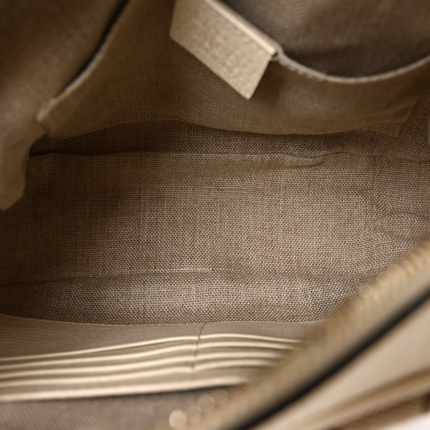 Monogram Dollar Calfskin Mini Bree Messenger Bag Beige Ebony Avoire