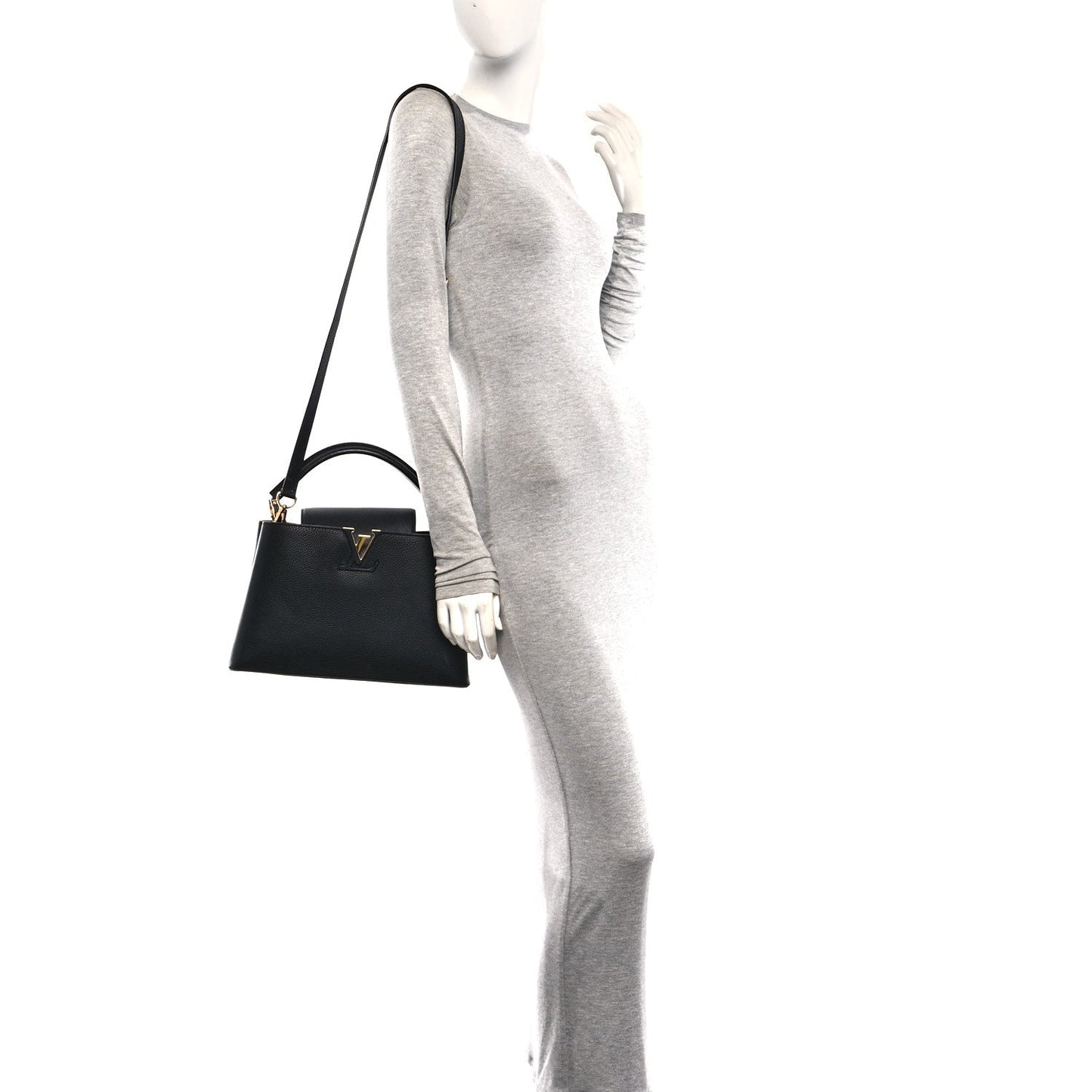 Taurillon Capucines PM Black