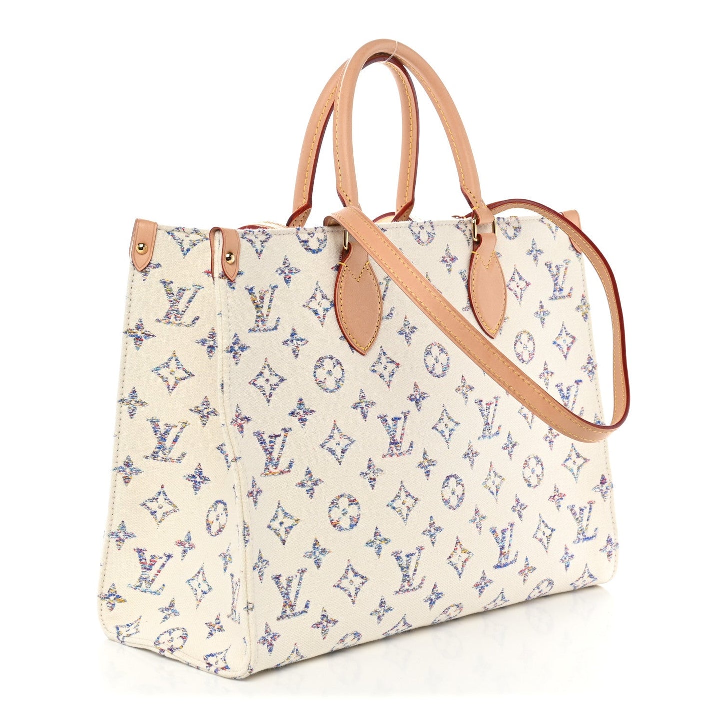 Monogram Jacquard Nautical Onthego MM Multicolor Beige