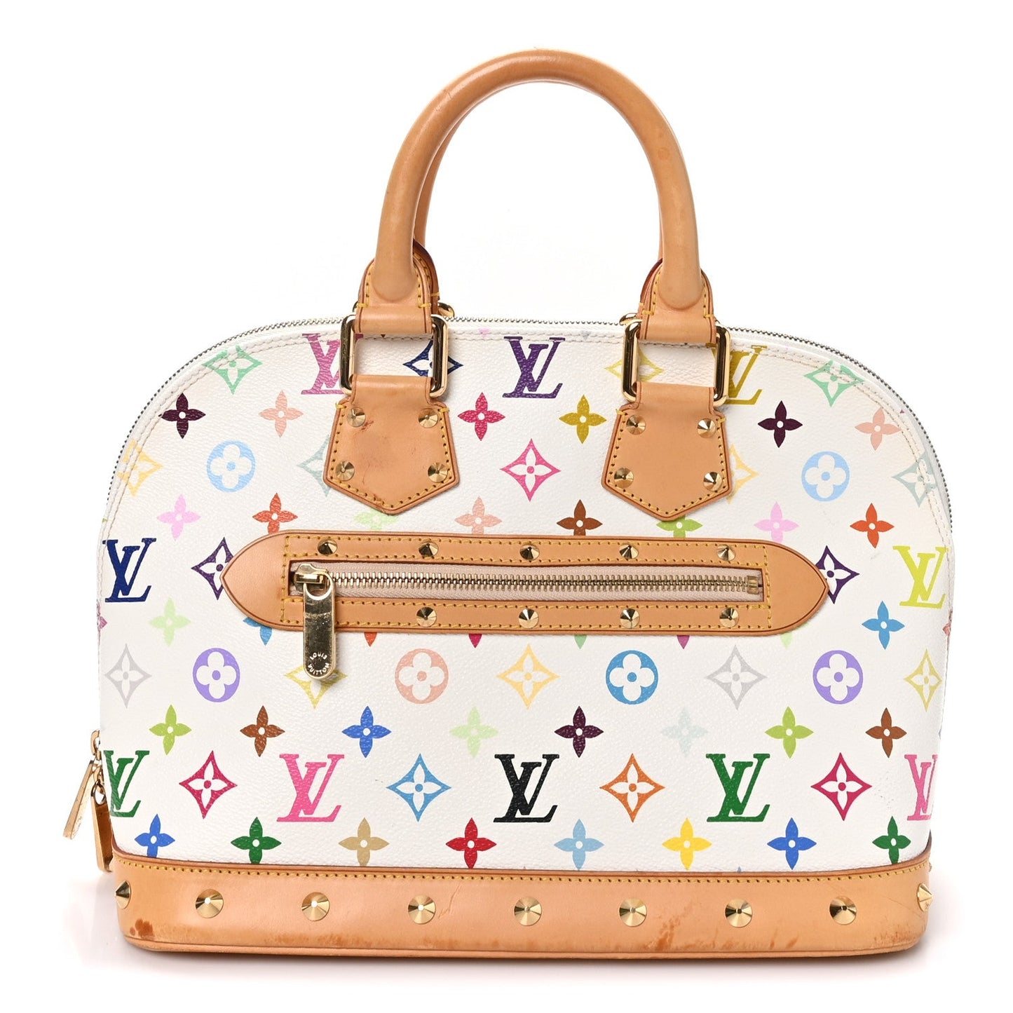 Monogram Multicolor Alma PM White