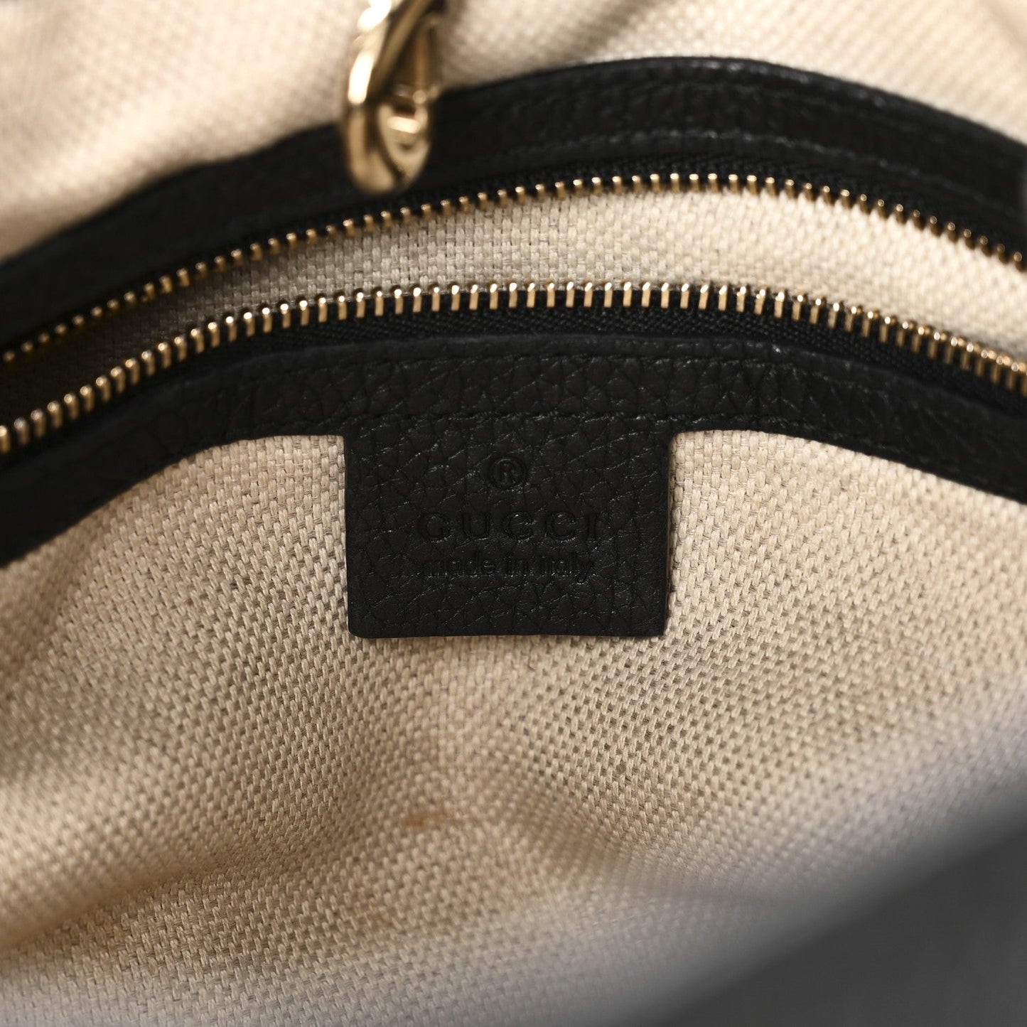 Pebbled Calfskin Medium Soho Chain Shoulder Bag Black