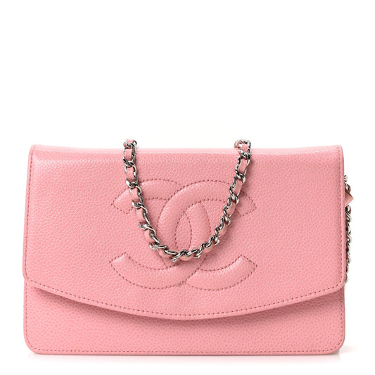 Caviar Timeless CC Wallet on Chain WOC Pink