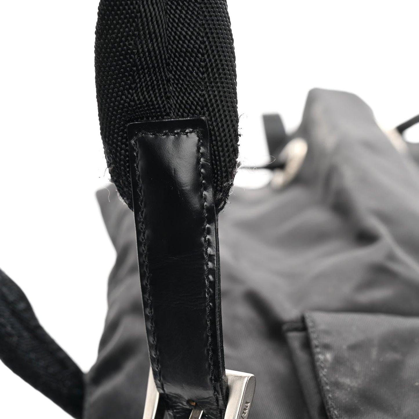 Nylon Vela Medium Backpack Black