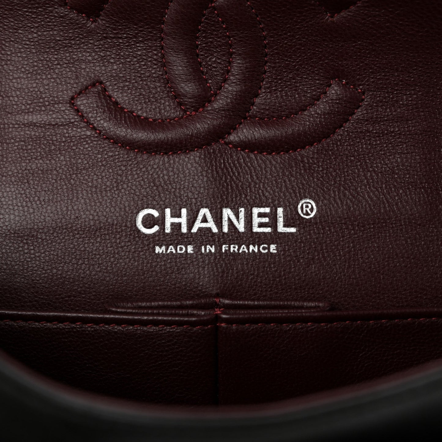 Lambskin Quilted Small Double Flap Black