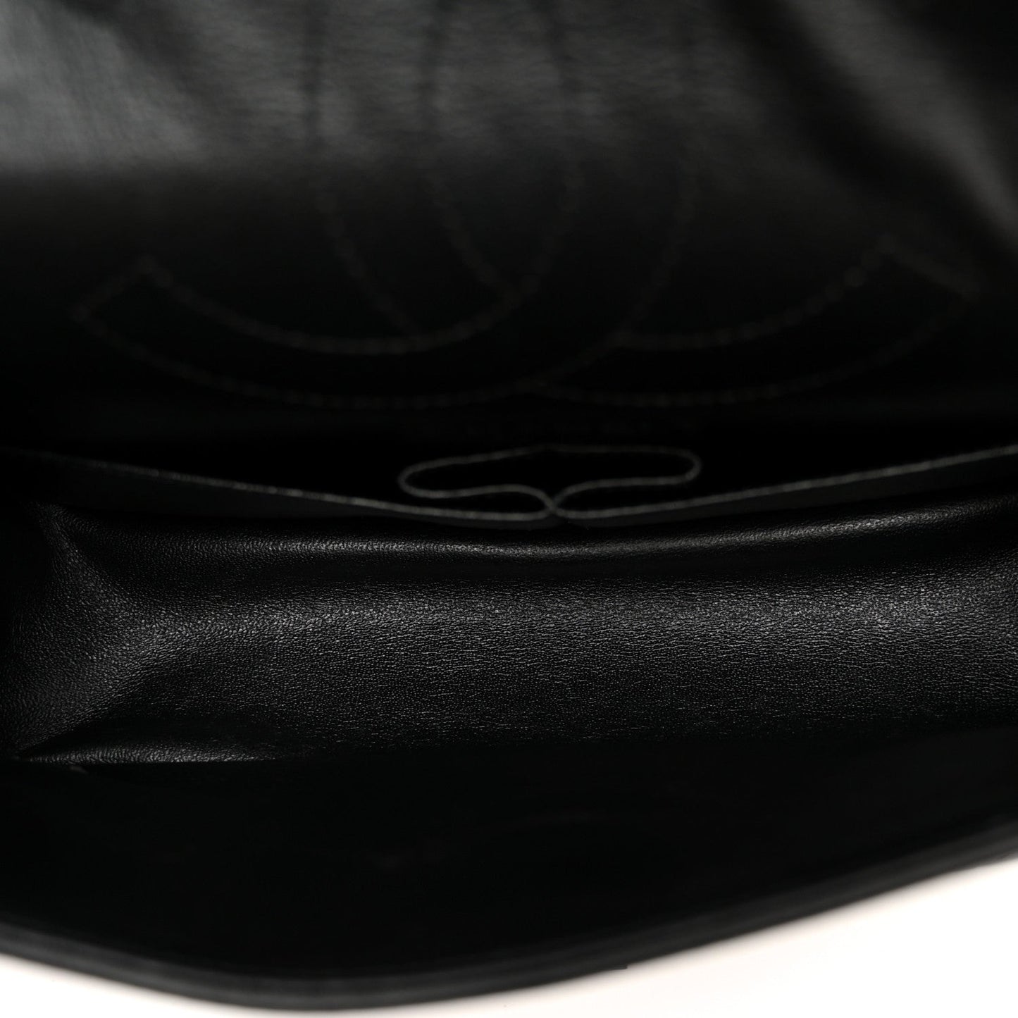 Aged Calfskin Chevron Quilted 2.55 Reissue 225 Flap So Black