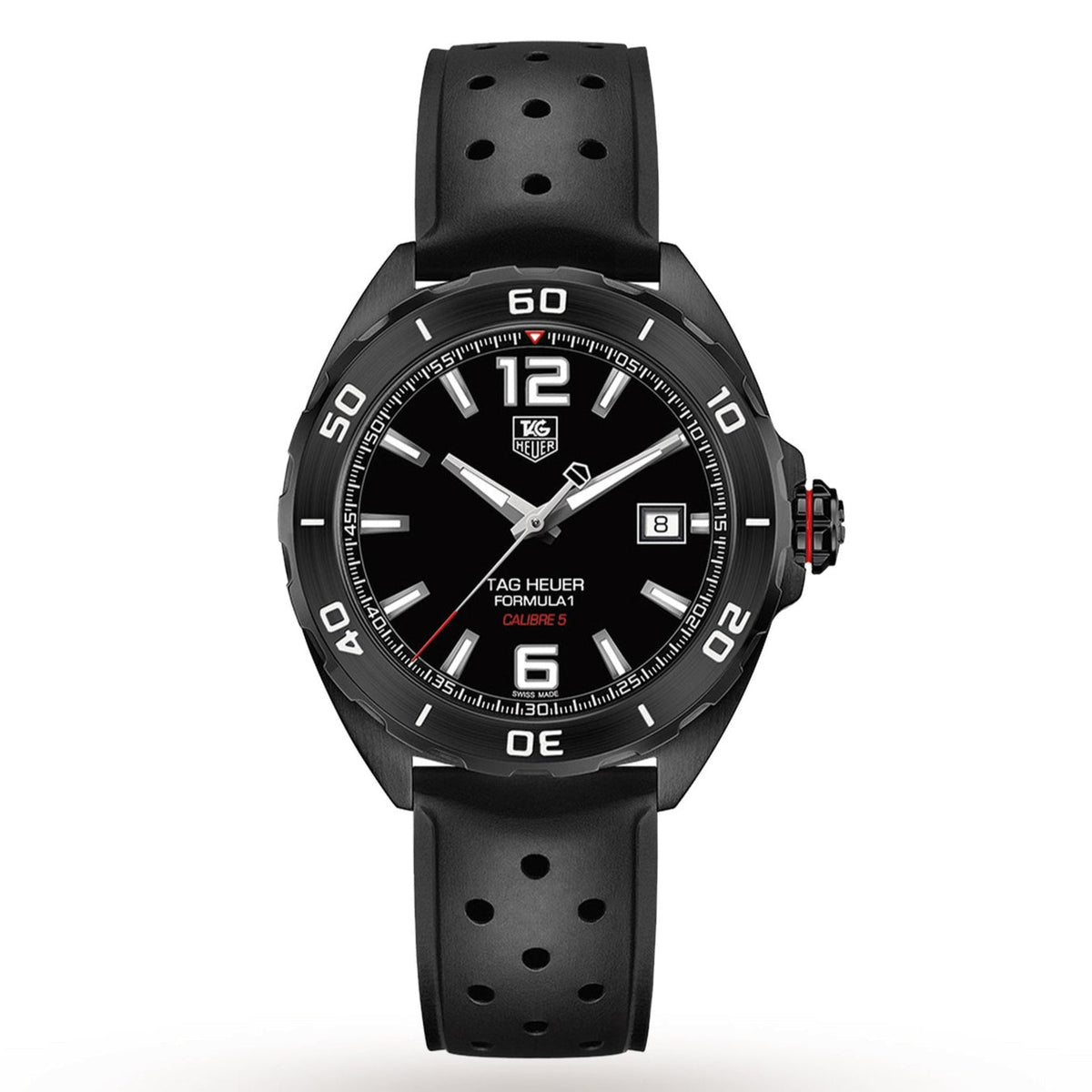 Tag Heuer Formula 1 Black Dial Strap Watch for Men - WAZ2115.FT8023