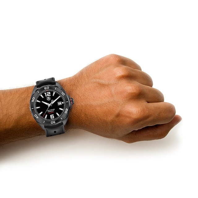 Tag Heuer Formula 1 Black Dial Strap Watch for Men - WAZ2115.FT8023