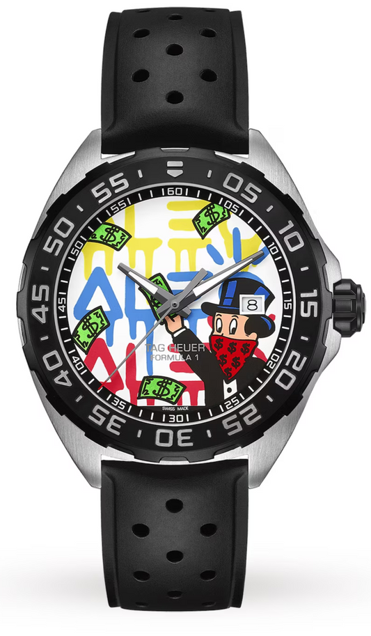 Tag Heuer Formula 1 Alec Monopoly White Dial Watch for Men - WAZ1119.FT8023