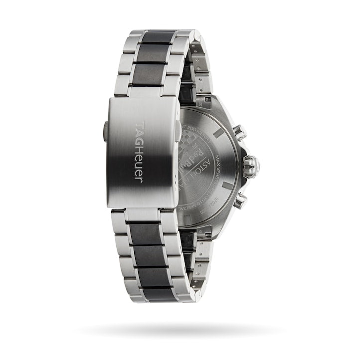 Tag Heuer Formula 1 Max Verstappen Limited Edition Grey Dial Two Tone Steel Strap Watch for Gents - CAZ101U.BA0843