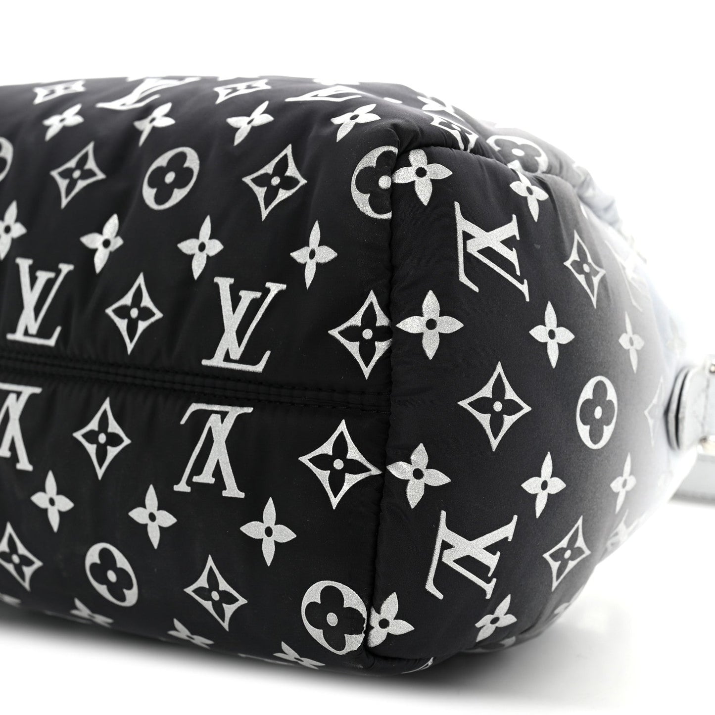 Nylon Monogram Gradient LV Snow Speedy Bandouliere 25 Frost