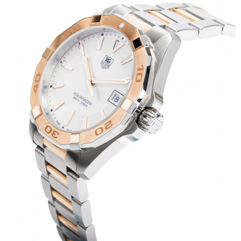 Tag Heuer Aquaracer White Dial Watch for Men - WAY1150.BD0911