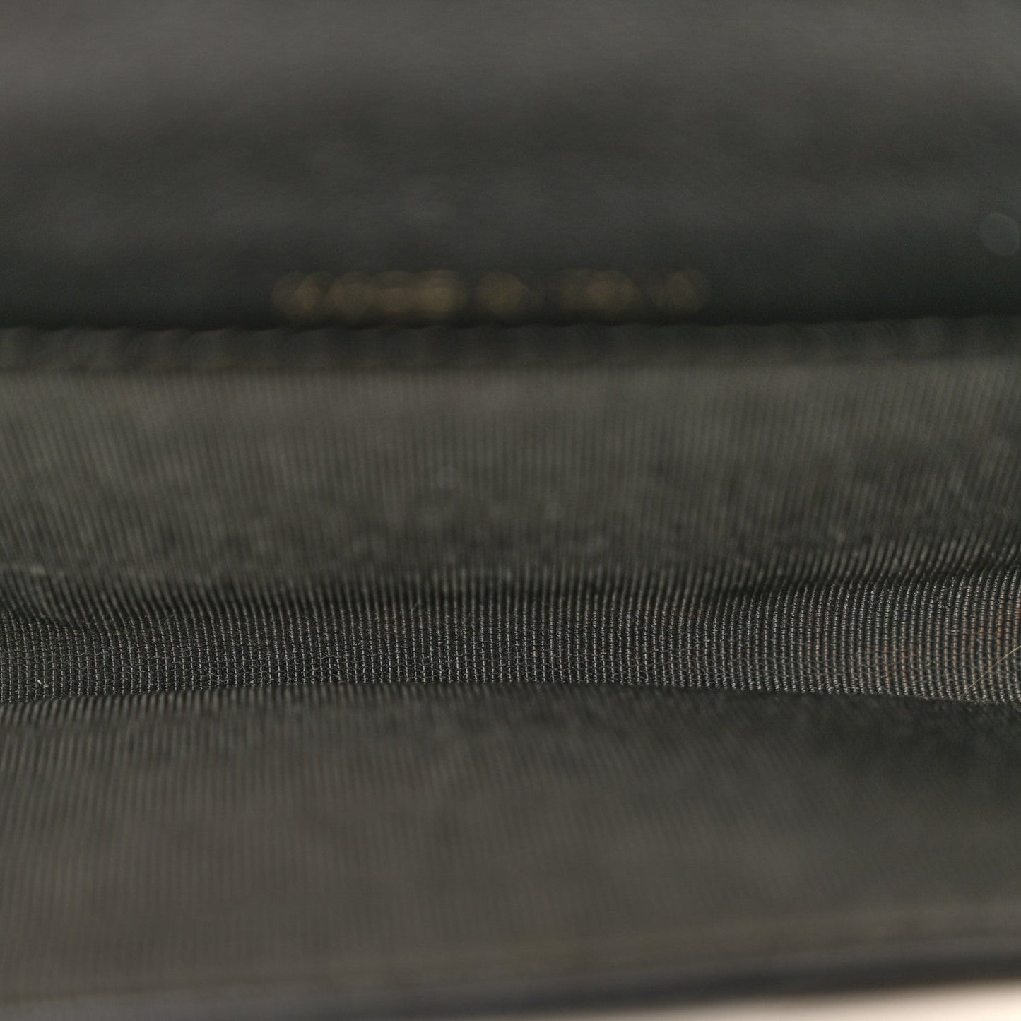 Metallic Calfskin Quilted Reissue Card Holder Wallet Charcoal