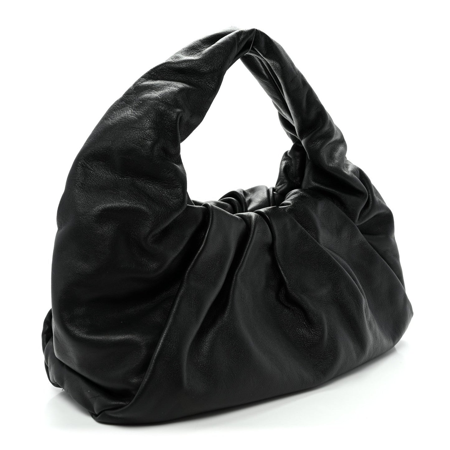Smooth Butter Calfskin Small The Shoulder Pouch Black