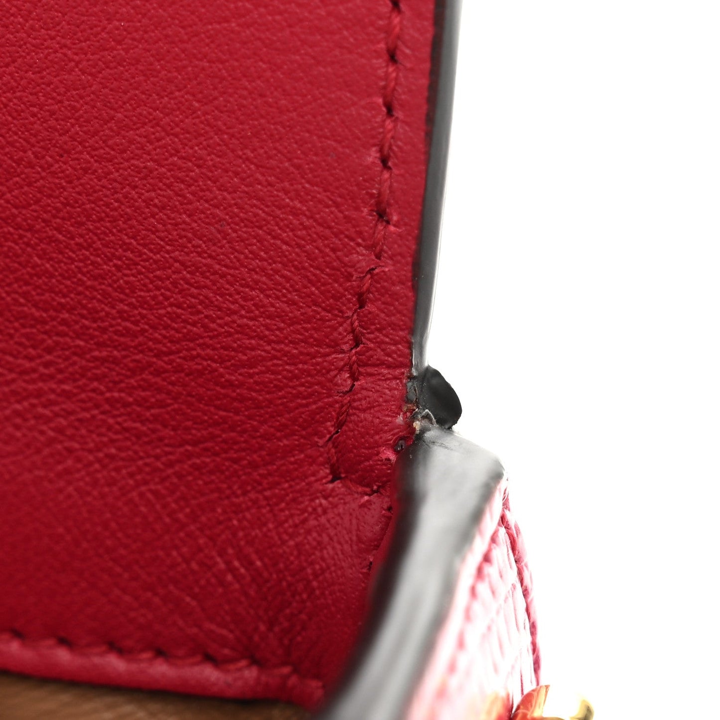 Lizard Web Mini Horsebit 1955 Shoulder Bag Pink
