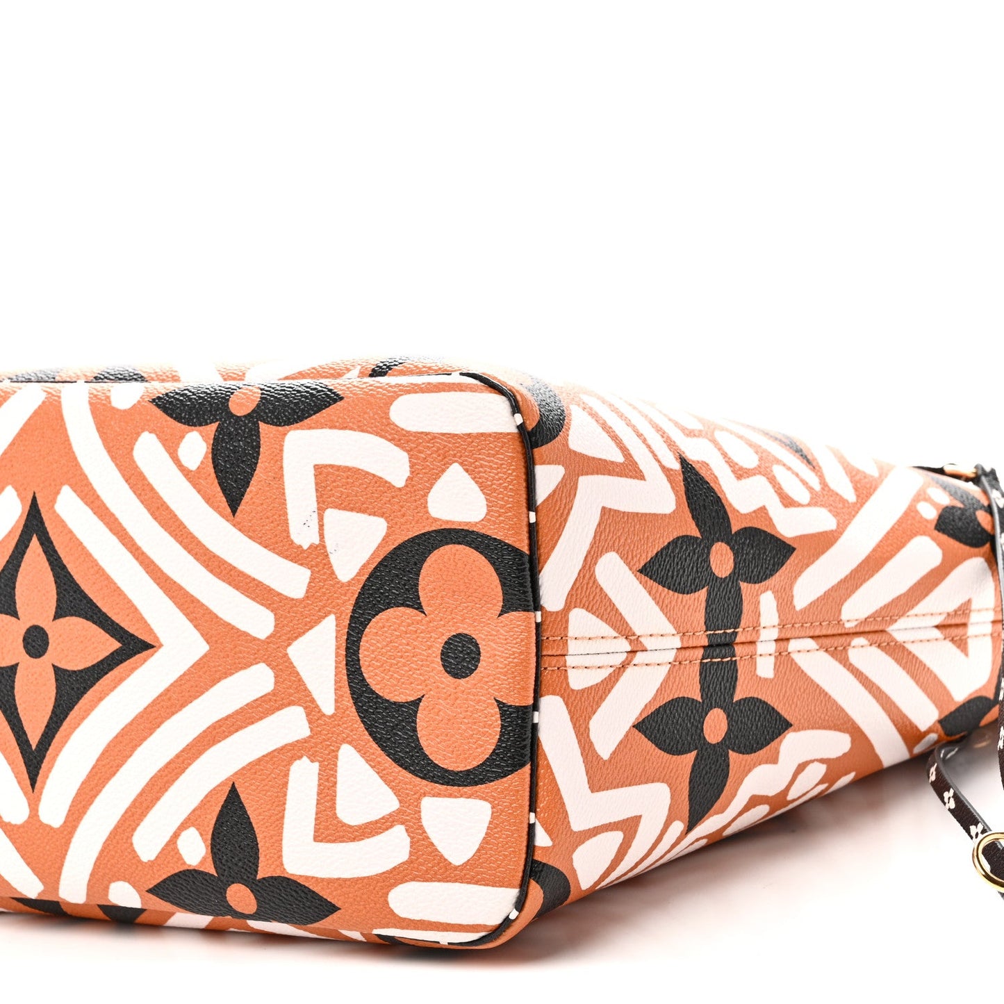 Monogram Giant Crafty Neverfull MM Creme Caramel