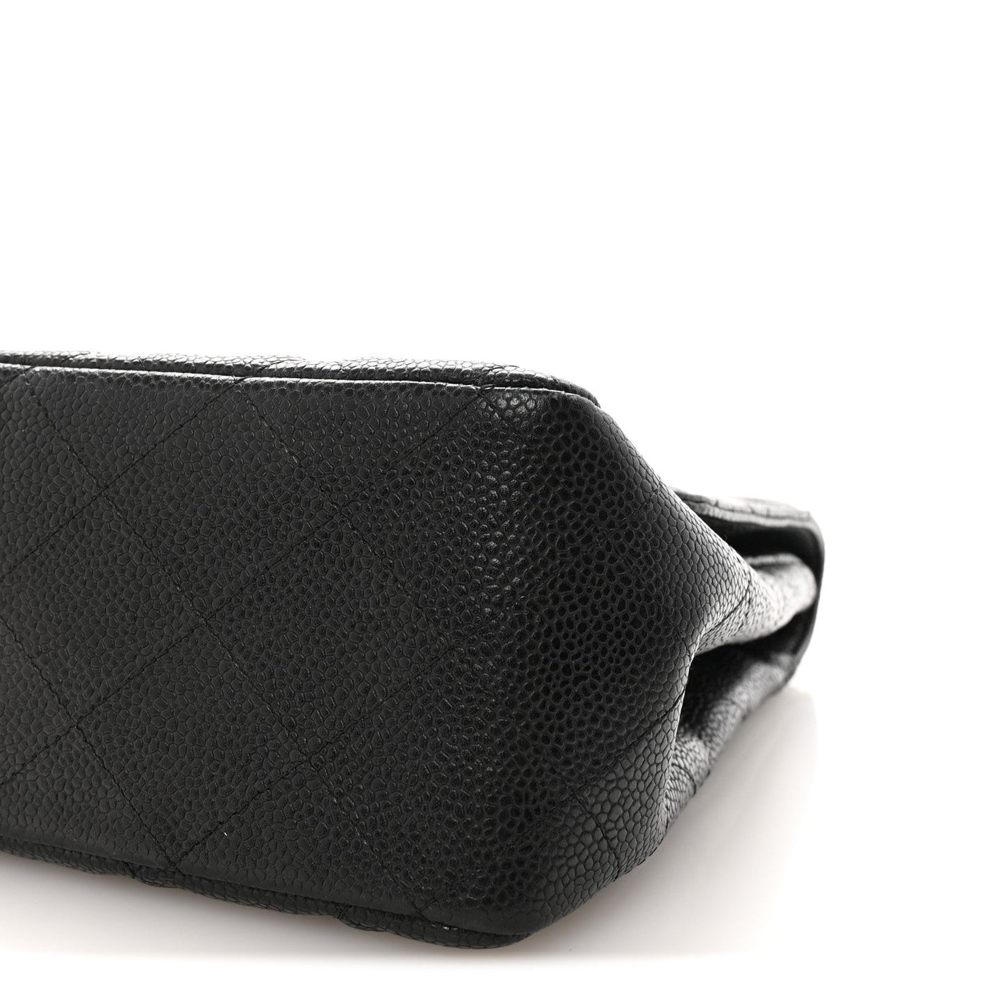Caviar Quilted Jumbo Single Flap Black